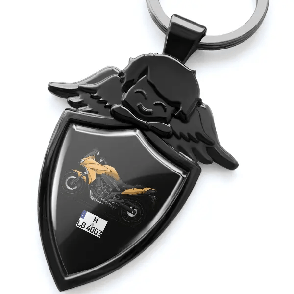 CBF 1000 F Schlüsselanhänger Schutzengel mit Motorrad !