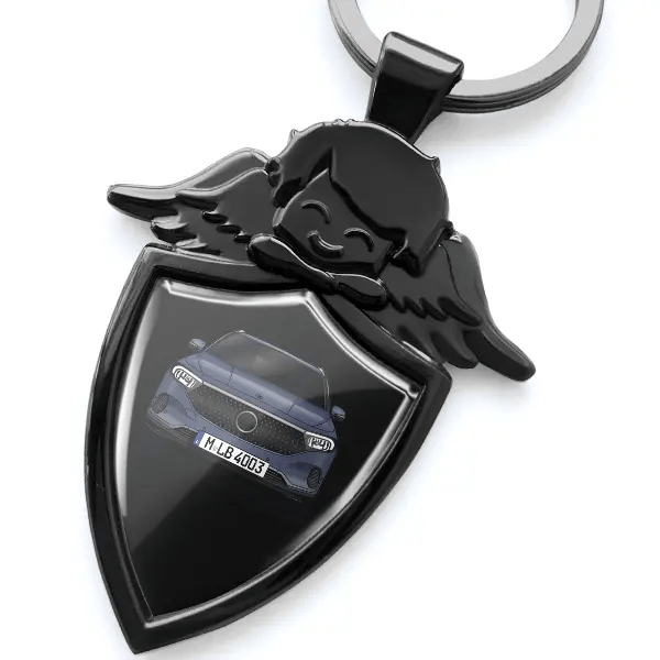EQA Schlüsselanhänger Schutzengel mit Auto !