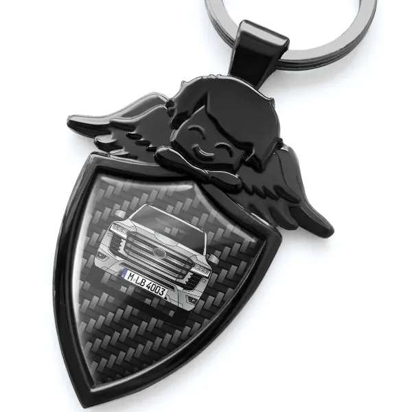 Land Cruiser J300 Schlüsselanhänger Schutzengel mit Auto !