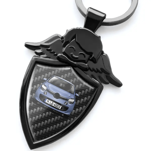 Twingo Schlüsselanhänger Schutzengel mit Auto !
