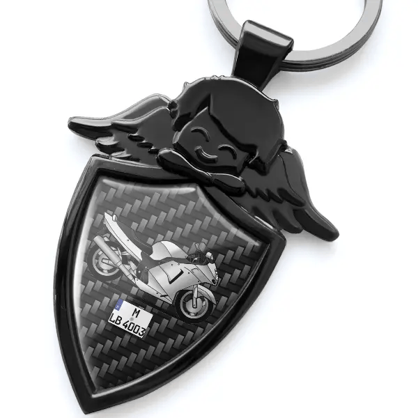 CBR 1100 XX Schlüsselanhänger Schutzengel mit Motorrad !