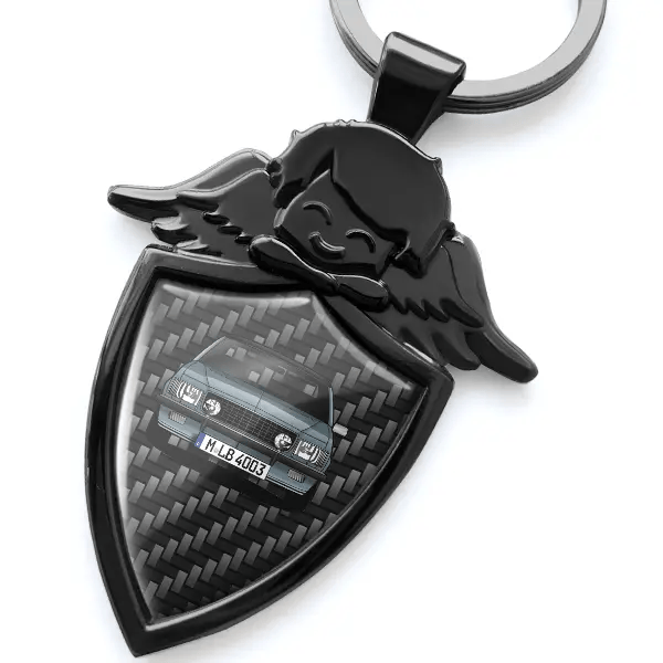 Commodore Schlüsselanhänger Schutzengel mit Auto !