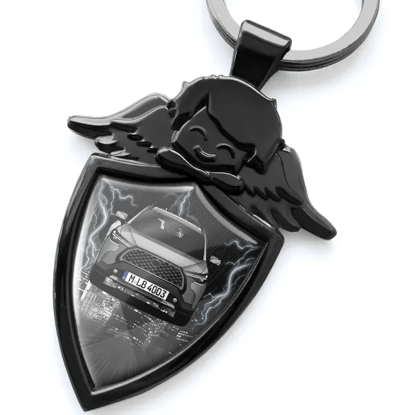 Corolla Cross Schlüsselanhänger Schutzengel mit Auto !