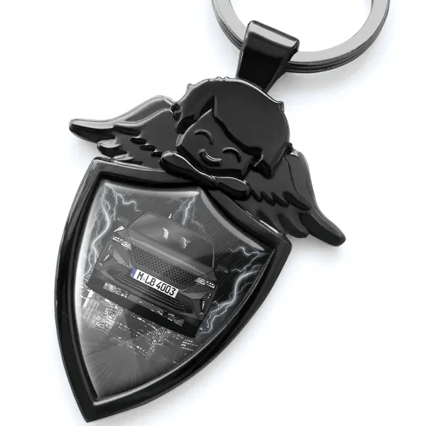 Rafale E-Tech Schlüsselanhänger Schutzengel mit Auto !