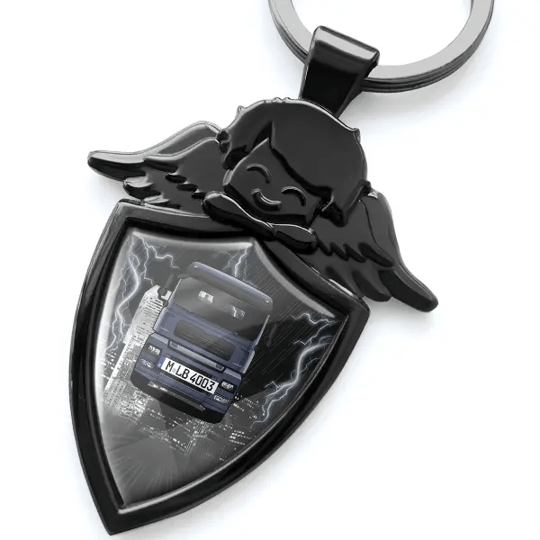 TGA 26.440 Schlüsselanhänger Schutzengel mit LKW !