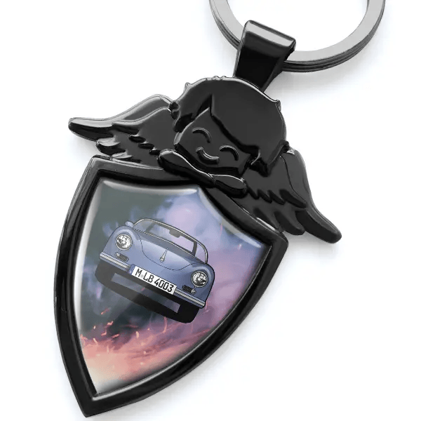 356 A Cabriolet Schlüsselanhänger Schutzengel mit Auto !