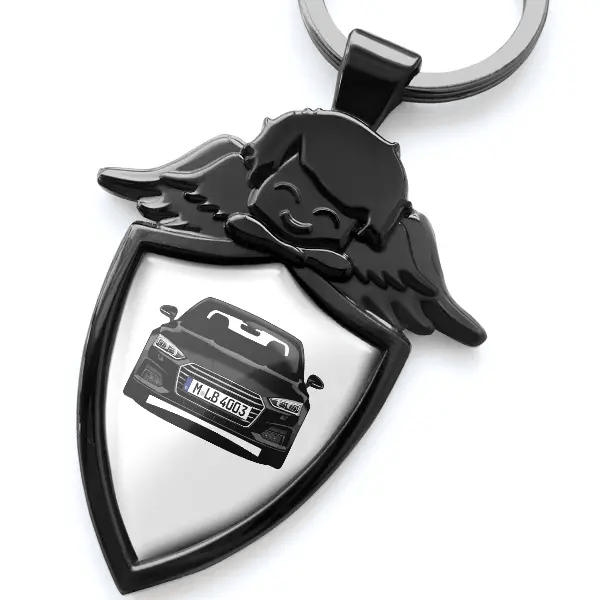 A5 Coupe Schlüsselanhänger Schutzengel mit Auto !