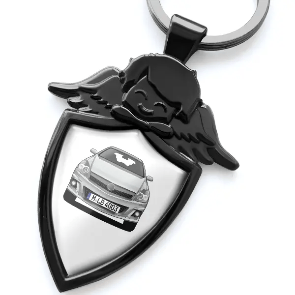 Astra OPC Schlüsselanhänger Schutzengel mit Auto !