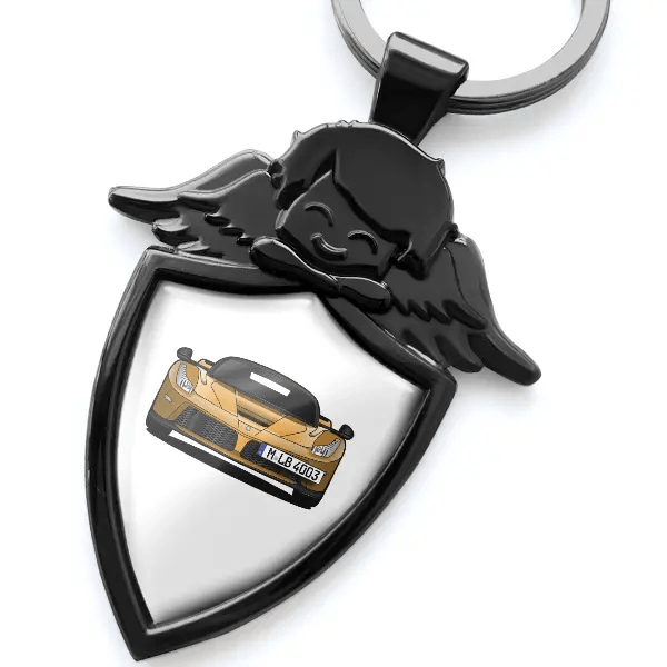 Laferrari Aperta Roadster Schlüsselanhänger Schutzengel mit Auto !