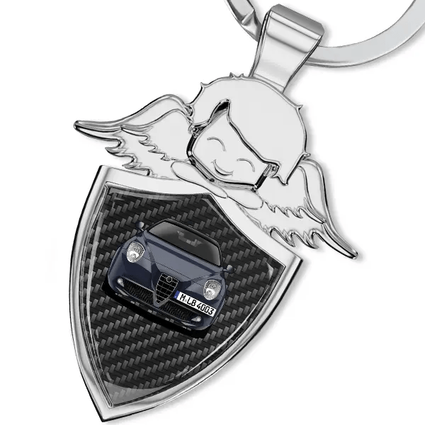 Mito Schlüsselanhänger Schutzengel mit Auto !