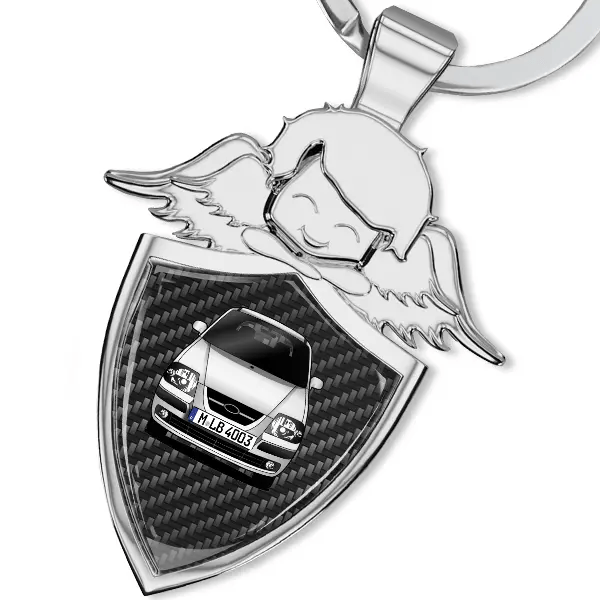 Atos Prime Schlüsselanhänger Schutzengel mit Auto !