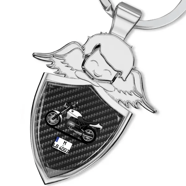K 75 Schlüsselanhänger Schutzengel mit Motorrad !
