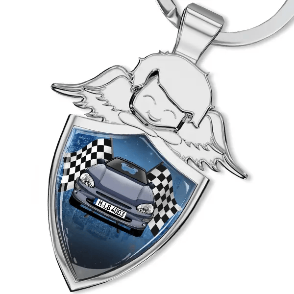 MX-3 Schlüsselanhänger Schutzengel mit Auto !
