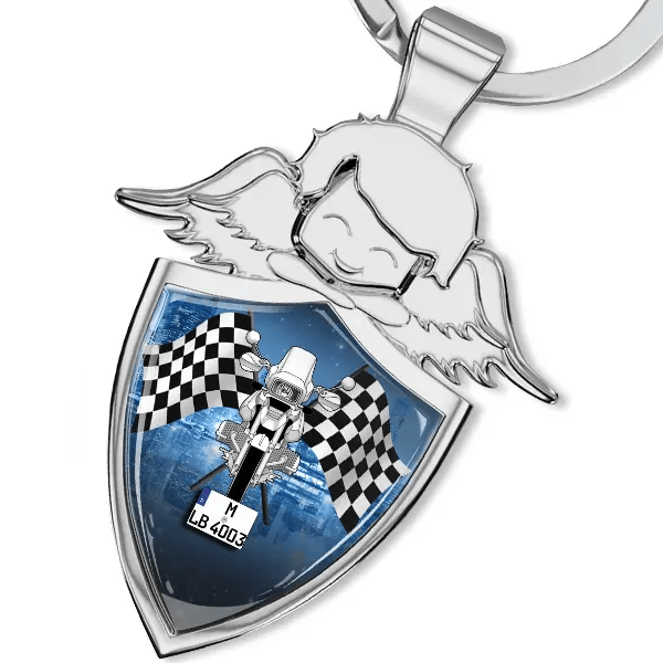 R 1100 RS Schlüsselanhänger Schutzengel mit Motorrad !