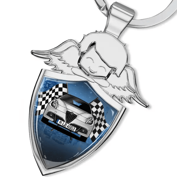 Giulietta Schlüsselanhänger Schutzengel mit Auto !