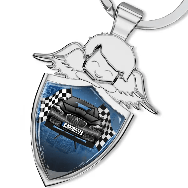 XF-R Schlüsselanhänger Schutzengel mit Auto !