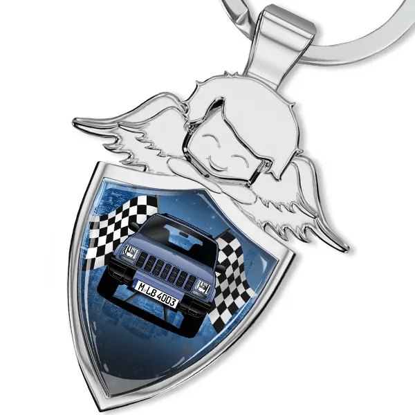 Cherokee Schlüsselanhänger Schutzengel mit Auto !