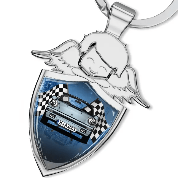 911 Cabriolet Schlüsselanhänger Schutzengel mit Auto !