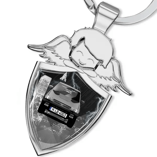 Maverick Schlüsselanhänger Schutzengel mit Auto !
