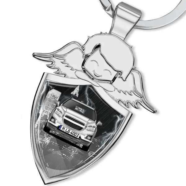 Trax Schlüsselanhänger Schutzengel mit Auto !