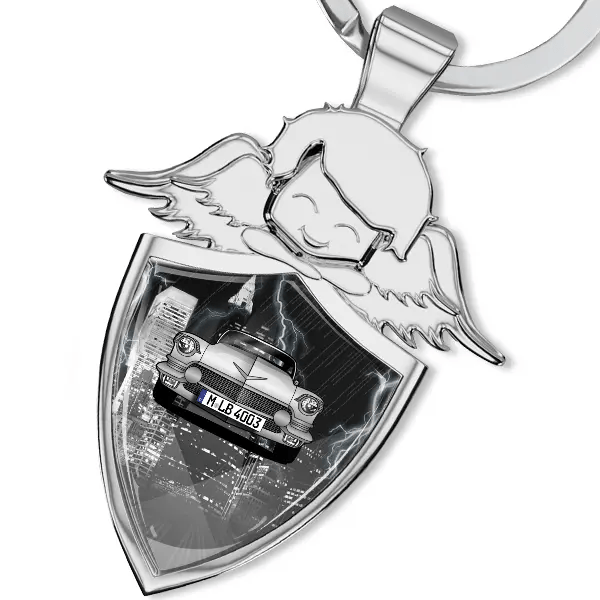 Seville Schlüsselanhänger Schutzengel mit Auto !