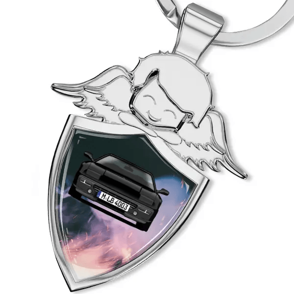 F355 Spider Schlüsselanhänger Schutzengel mit Auto !