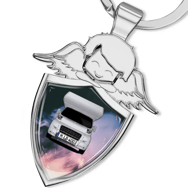 Sunliving Lido Schlüsselanhänger Schutzengel mit Wohnwagen !