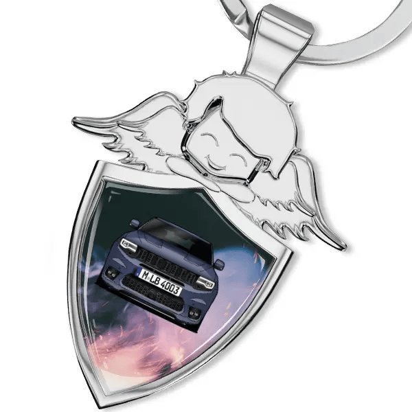 Grand Cherokee SRT Schlüsselanhänger Schutzengel mit Auto !