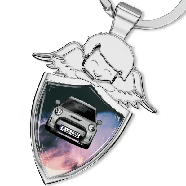 Cooper S Schlüsselanhänger Schutzengel mit Auto !