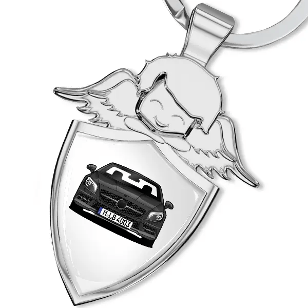 SL-Klasse Cabriolet Schlüsselanhänger Schutzengel mit Auto !