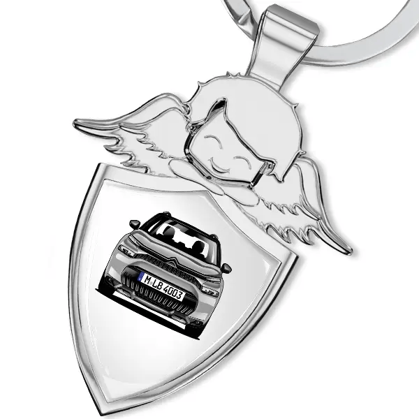 C3 (5-Türer) Schlüsselanhänger Schutzengel mit Auto !