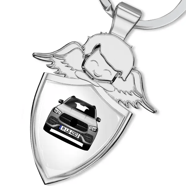 GLE Schlüsselanhänger Schutzengel mit Auto !