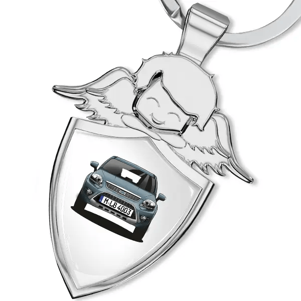 Kuga Schlüsselanhänger Schutzengel mit Auto !