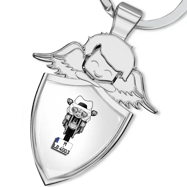 R 1200 CL Schlüsselanhänger Schutzengel mit Motorrad !
