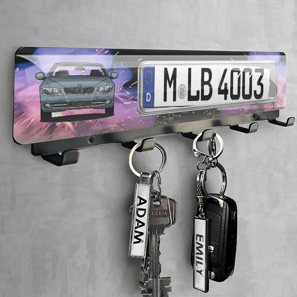3er Reihe Cabriolet Schlüsselbrett personalisiert mit deinem Auto u. Kennzeichen!