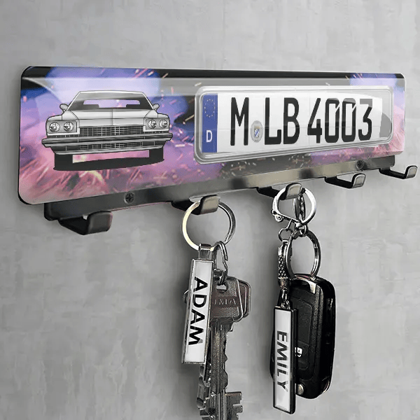Electra Coupe Schlüsselbrett personalisiert mit deinem Auto u. Kennzeichen!