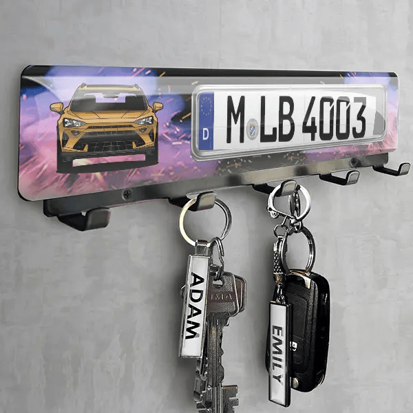 Formentor Schlüsselbrett personalisiert mit deinem Auto u. Kennzeichen!