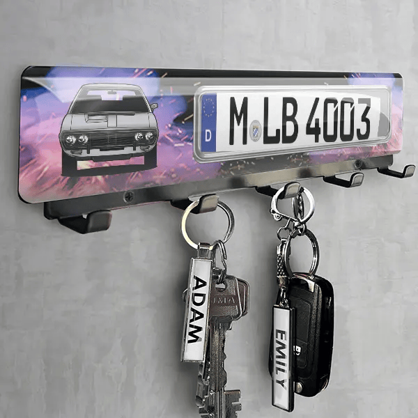 R17 Gordini Schlüsselbrett personalisiert mit deinem Auto u. Kennzeichen!