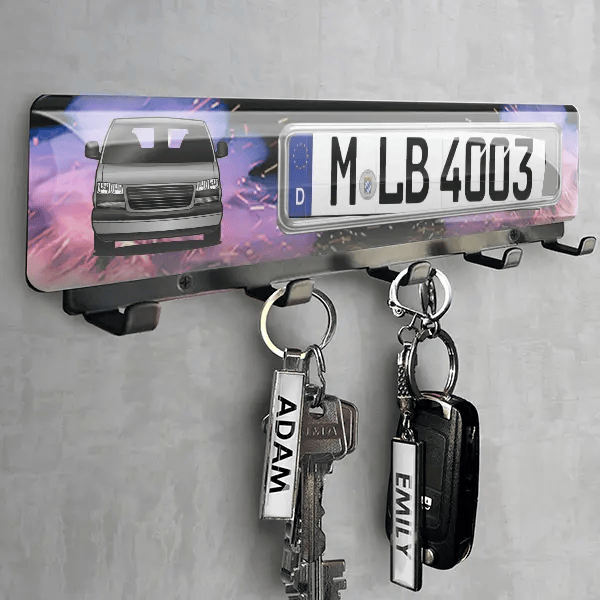 Savana Schlüsselbrett personalisiert mit deinem Auto u. Kennzeichen!