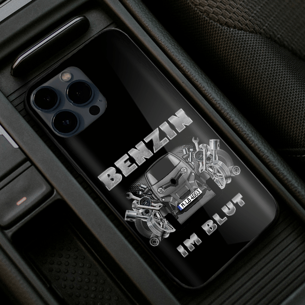 Twizy Handyhülle Iphone 13, 11, 14 usw. mit deinem Auto u. Kennzeichen, Modelle im Sortiment!