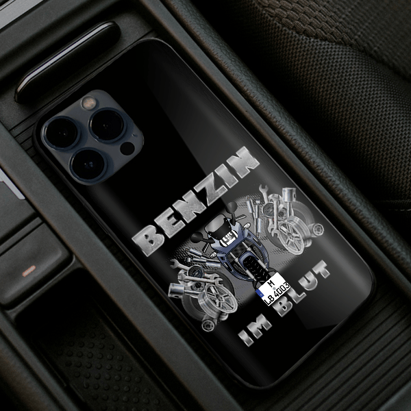 GSX 600 F Handyhülle Iphone 13, 11, 14 usw. mit deinem Motorrad u. Kennzeichen, Modelle im Sortiment!