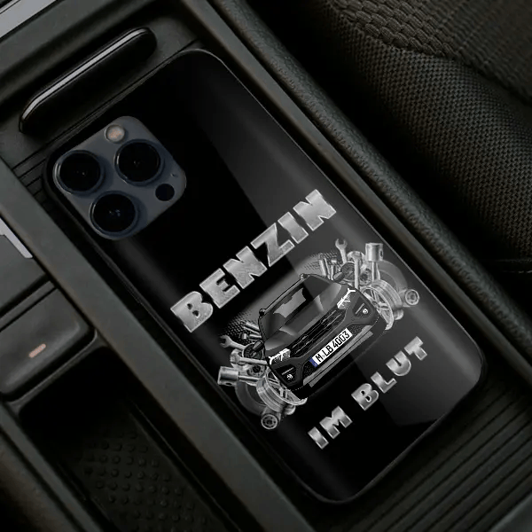 Sandero Stepway Handyhülle Iphone 13, 11, 14 usw. mit deinem Auto u. Kennzeichen, Modelle im Sortiment!