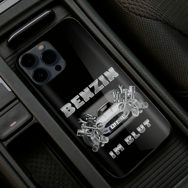 DB9 Coupe Handyhülle Iphone 13, 11, 14 usw. mit deinem Auto u. Kennzeichen, Modelle im Sortiment!