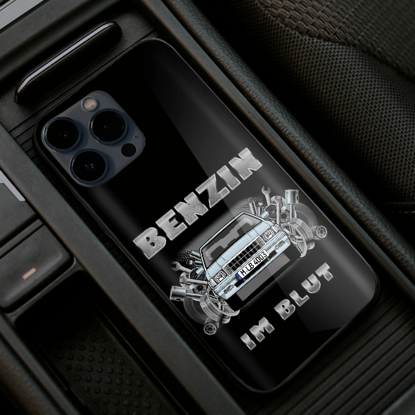 Crown Handyhülle Iphone 13, 11, 14 usw. mit deinem Auto u. Kennzeichen, Modelle im Sortiment!