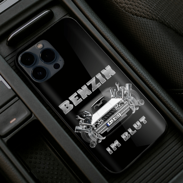 965 Touring Handyhülle Iphone 13, 11, 14 usw. mit deinem Auto u. Kennzeichen, Modelle im Sortiment!