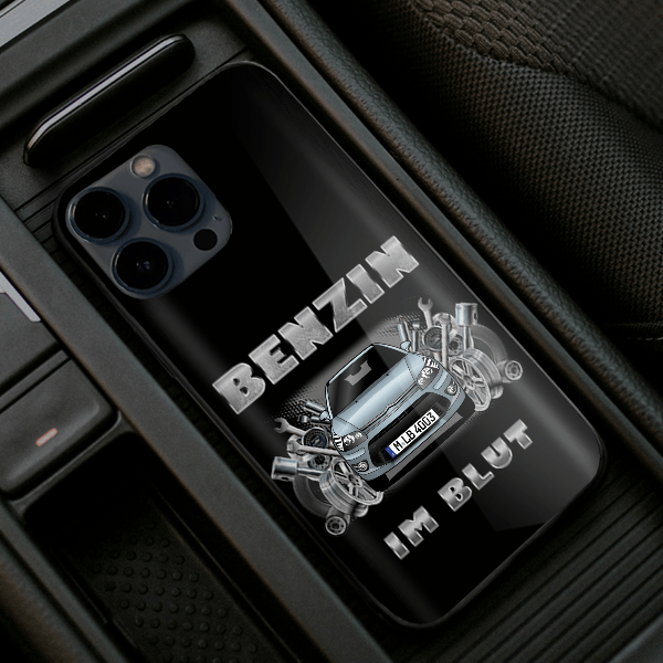 C4 Coupe Handyhülle Iphone 13, 11, 14 usw. mit deinem Auto u. Kennzeichen, Modelle im Sortiment!