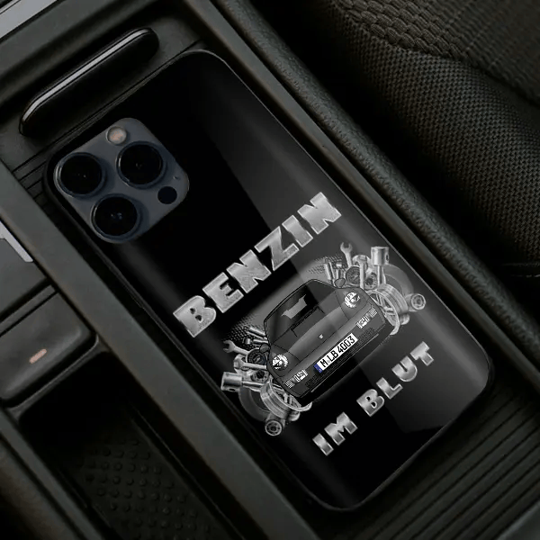 911 964 Coupe Handyhülle Iphone 13, 11, 14 usw. mit deinem Auto u. Kennzeichen, Modelle im Sortiment!