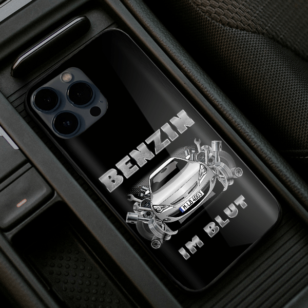 Astra GTC Handyhülle Iphone 13, 11, 14 usw. mit deinem Auto u. Kennzeichen, Modelle im Sortiment!