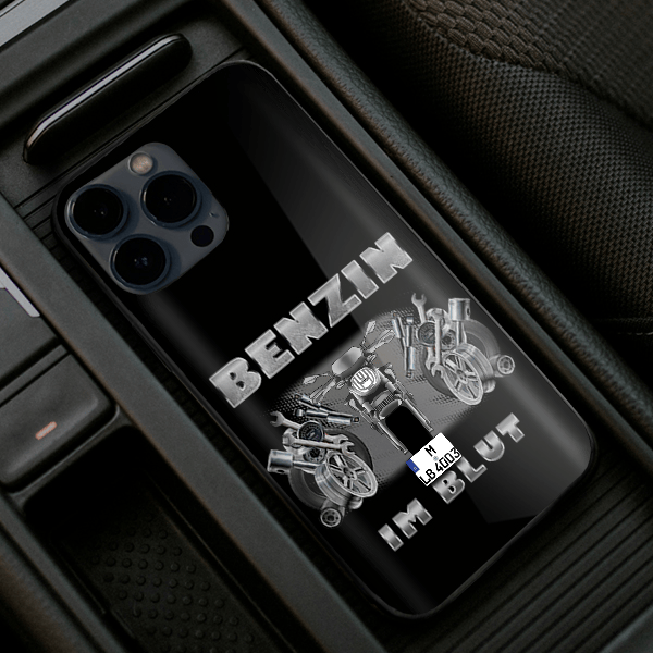 MT-07 Handyhülle Iphone 13, 11, 14 usw. mit deinem Motorrad u. Kennzeichen, Modelle im Sortiment!