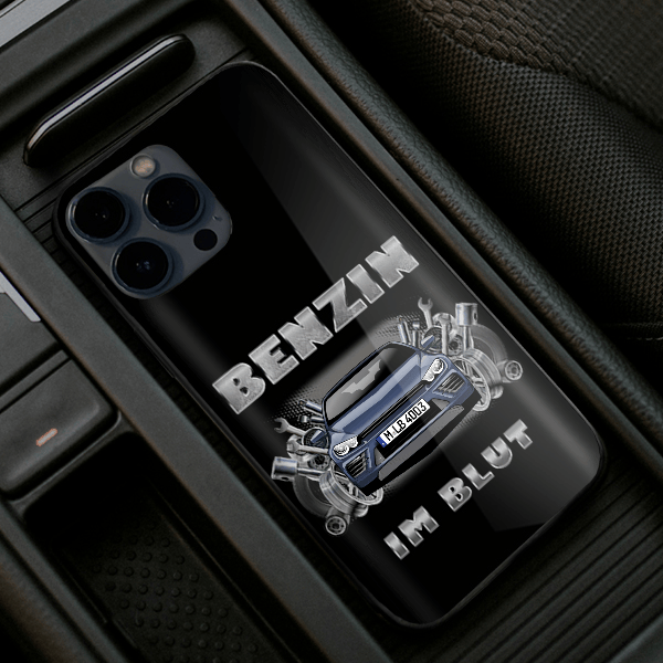 Scirocco GT-R1 Handyhülle Iphone 13, 11, 14 usw. mit deinem Auto u. Kennzeichen, Modelle im Sortiment!